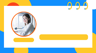 转正通知手绘清新手机横版海报背景