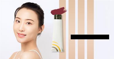修颜爆款粉底液美妆推荐背景