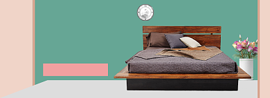 夏季清仓家居家具床垫促销banner背景