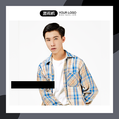 冬装上新简约手机方图背景