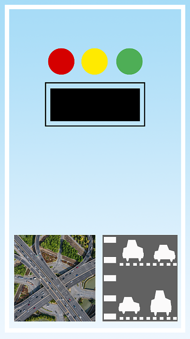 蓝色简约全国交通安全日文章配图背景