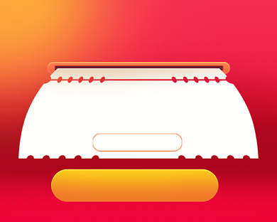 红色喜庆会员福利优惠券小程序封面背景