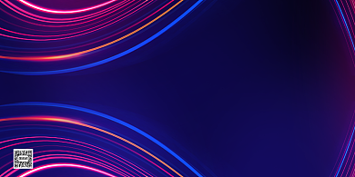 新电商简约2020第七届全球大会展板背景