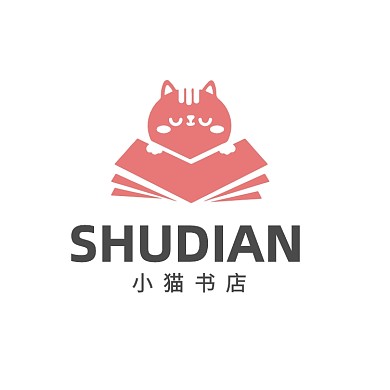 小猫书店书本教育早教LOGO