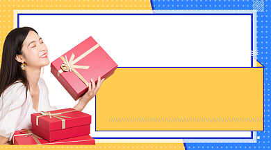 新品预售活动广告banner背景