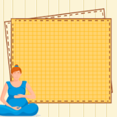 孕期胎教班清新简约公众号次图背景