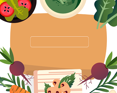 果园蔬菜新鲜食物小程序封面背景