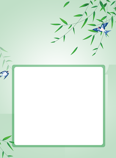 楼道禁止扔垃圾绿色小清新印刷海报背景