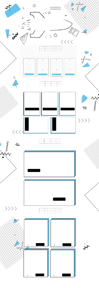 开学季美妆化妆品活泼首页背景