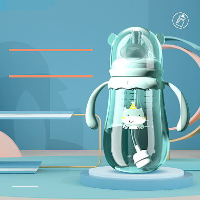 母婴宝宝奶瓶主图直通车图背景