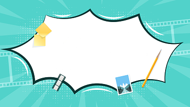 漫画风摄影技巧分享视频封面背景