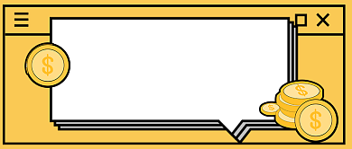 蓝色创意股市公众号首图背景