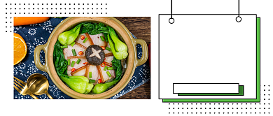 中餐健康饮食简约风微信首图背景
