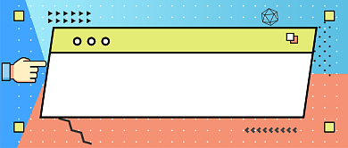 扁平简约本月好物推荐公众号首图背景