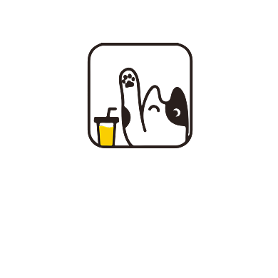 奶茶店咖啡厅LOGO背景