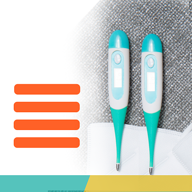 医疗保健类淘宝主图直通车体温计模板背景