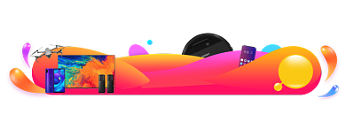 红色家电数码胶囊banner背景