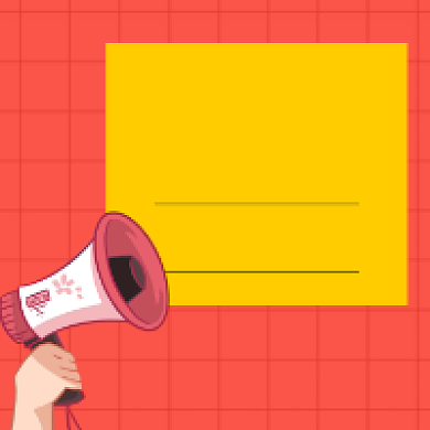 通知微信喇叭元素公众号次图封面背景