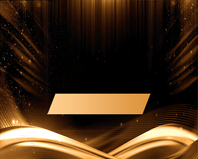 大气黑金加入会员有礼小程序封面背景