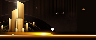 黑金地产旺铺招商公众号首图背景