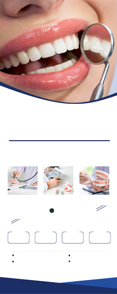 蓝色简约口腔健康牙齿美容美白易拉宝背景