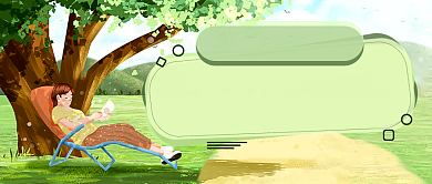 夏日景点推荐新媒体首图背景