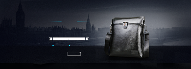 高档简约商务男包黑色背景海报背景