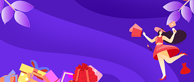 疯狂促销手绘卡通公众号首图背景