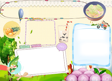 安全卡通食品安全小报手抄报背景