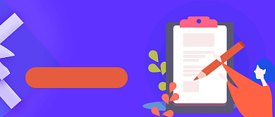 原创清新签到打卡活动首图背景