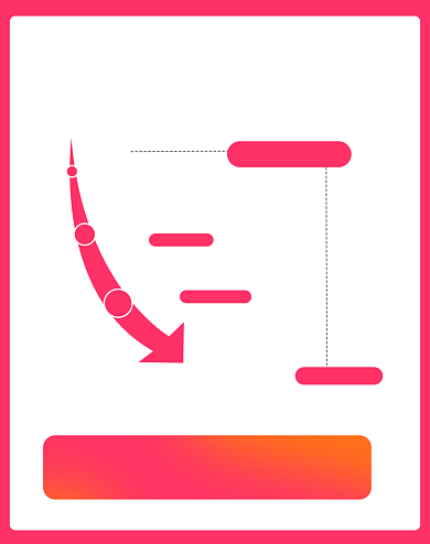 双十二红色特价活动价格曲线海报背景