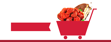 食品零食美味店招大促背景