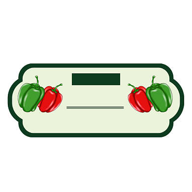 新鲜辣椒超市食品绿色包装标签不干胶背景