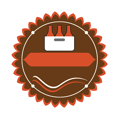 酒吧饮品复古简约标签不干胶背景