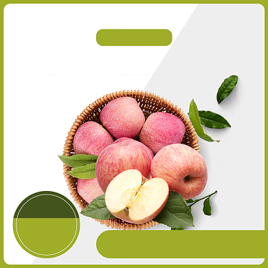 香甜苹果水果电商主图直通车模板背景