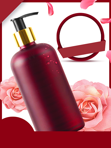 化妆品洗发水护肤促销时尚简约电商主图背景