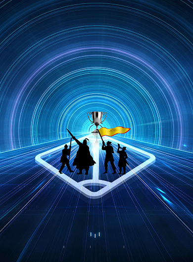 英雄联盟大气S10全球总决赛海报背景