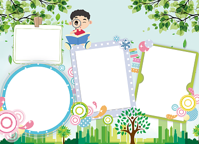 绿色公益环保小报手抄报背景