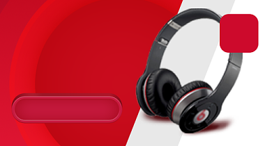 双十一数码产品耳机大促促销钻展图背景