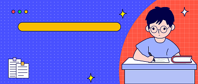 写作训练营培训卡通公众号首图背景