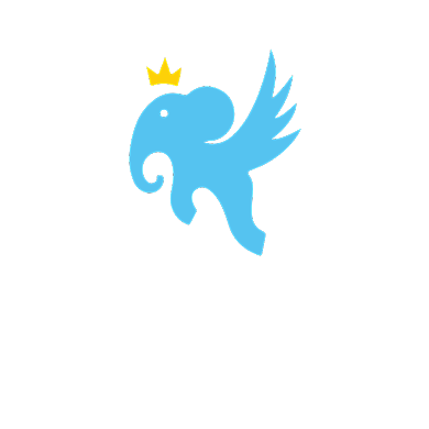 小飞象童装婴儿用品LOGO背景