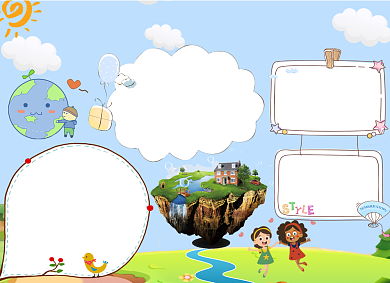 爱河护河小报手抄报背景