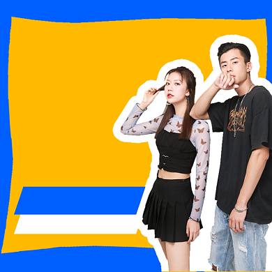 情侣服新品主图直通车背景