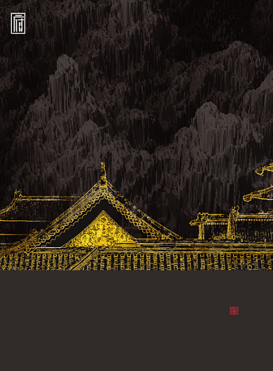 中式房地产印刷海报背景