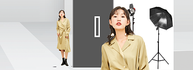时尚简约新品女装春上新海报背景
