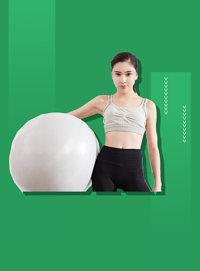 私教招聘健身房招聘绿色简约印刷海报背景