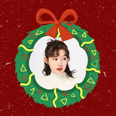 圣诞节老人头像微信头像背景