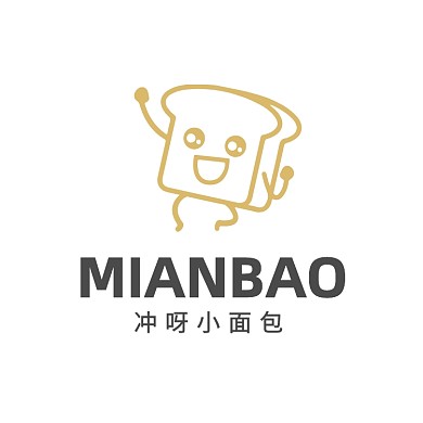 面包店蛋糕店面包片可爱LOGO