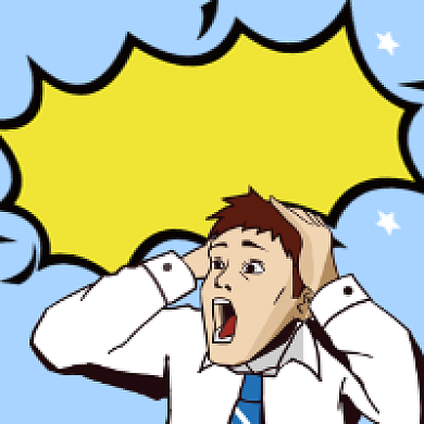 震惊三连创意插画公众号次图背景