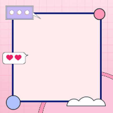 省钱攻略粉色清新公众号次图背景